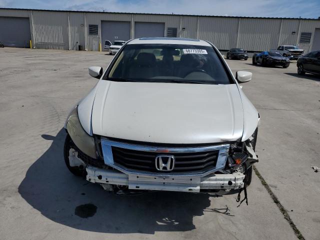 1HGCP36819A029507 - 2009 HONDA ACCORD EXL WHITE photo 5
