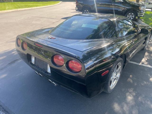 1G1YY22G335117428 - 2003 CHEVROLET CORVETTE BLACK photo 4