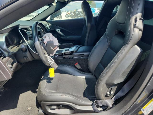 1G1YB2D72J5100517 - 2018 CHEVROLET CORVETTE STINGRAY 1LT GRAY photo 7