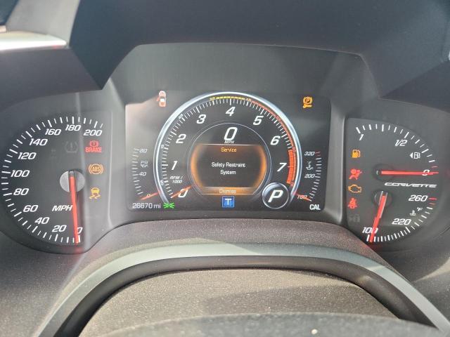 1G1YB2D72J5100517 - 2018 CHEVROLET CORVETTE STINGRAY 1LT GRAY photo 9