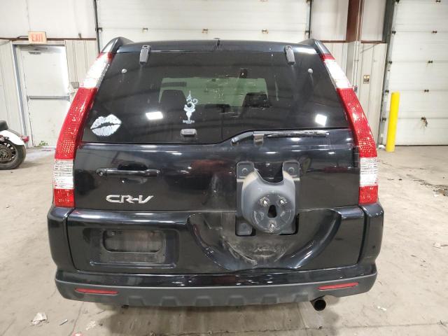 SHSRD78915U311039 - 2005 HONDA CR-V SE BLACK photo 6