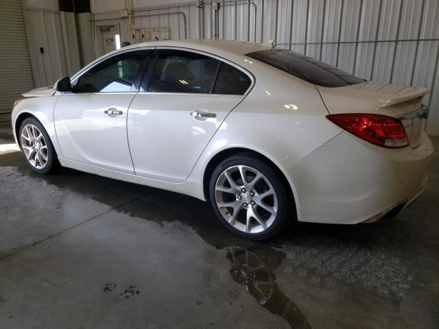 2G4GV5GV1C9147898 - 2012 BUICK REGAL GS WHITE photo 2