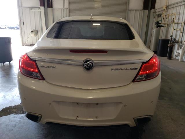 2G4GV5GV1C9147898 - 2012 BUICK REGAL GS WHITE photo 6