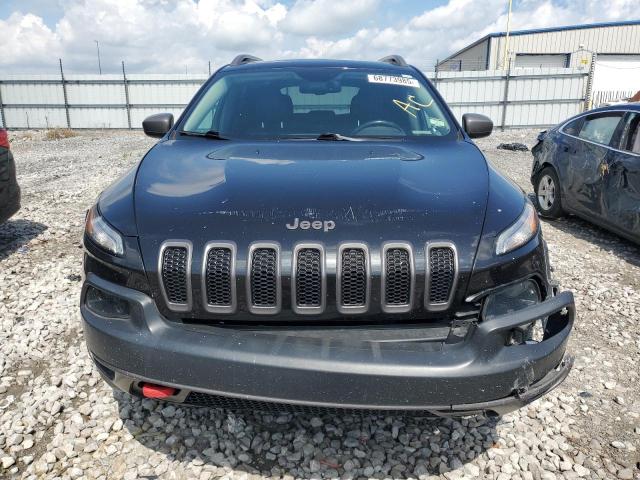 1C4PJMBS9EW184439 - 2014 JEEP CHEROKEE TRAILHAWK BLACK photo 5