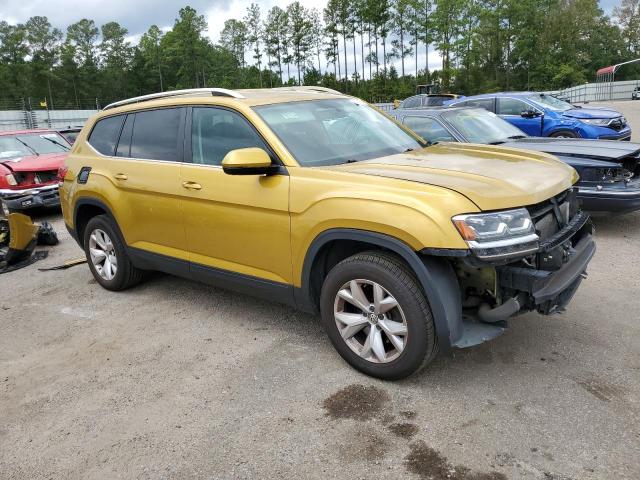 1V2AP2CA8JC528660 - 2018 VOLKSWAGEN ATLAS S YELLOW photo 4