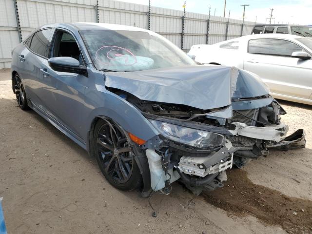 SHHFK7G4XMU230737 - 2021 HONDA CIVIC SPORT 青色 照片 4