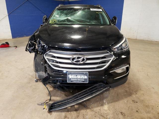 5NMZUDLB5JH099500 - 2018 HYUNDAI SANTA FE S BLACK photo 5