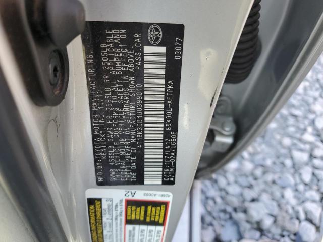 4T1BK3DB1BU399010 - 2011 TOYOTA AVALON BASE Boz foto 12