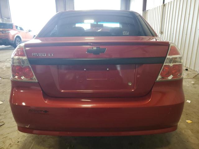 KL1TD5DE7AB133050 - 2010 CHEVROLET AVEO LT LS 红色 照片 6