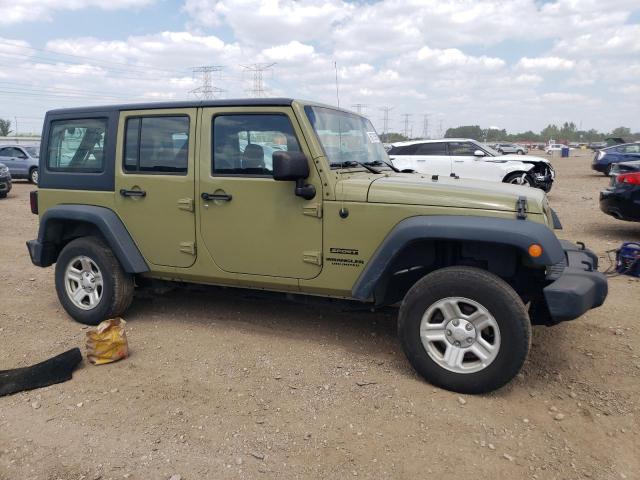 1C4BJWDG9DL685863 - 2013 JEEP WRANGLER U SPORT GREEN photo 4