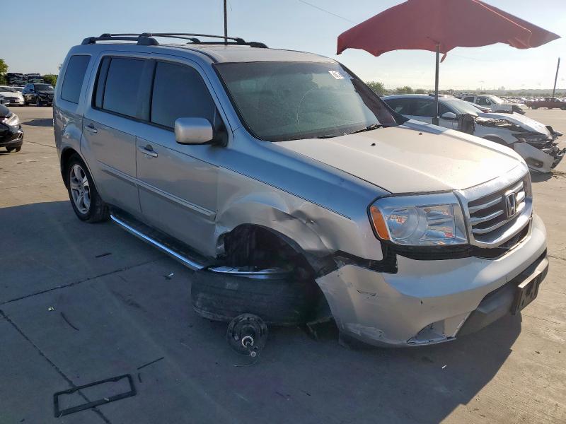 5FNYF3H58EB004759 - 2014 HONDA PILOT EXL SILVER photo 4