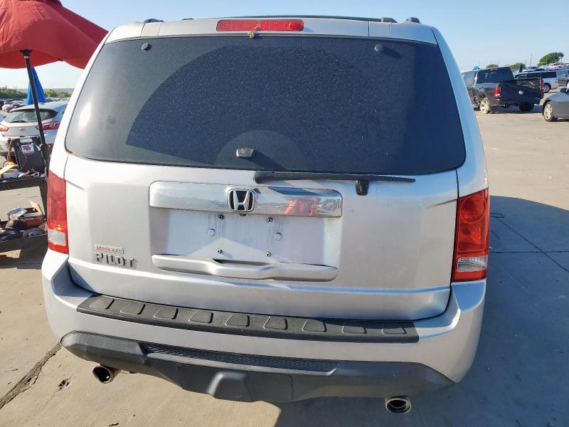 5FNYF3H58EB004759 - 2014 HONDA PILOT EXL SILVER photo 6