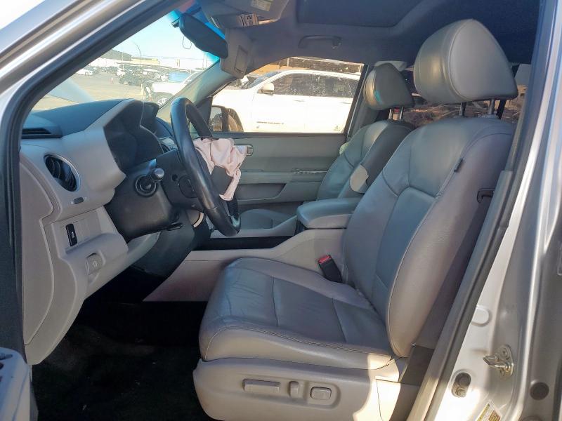 5FNYF3H58EB004759 - 2014 HONDA PILOT EXL SILVER photo 7