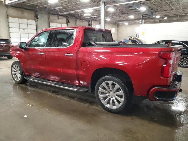 1GCUYHEL7NZ204518 - 2022 CHEVROLET SILVERADO K1500 HIGH COUNTRY RED photo 2