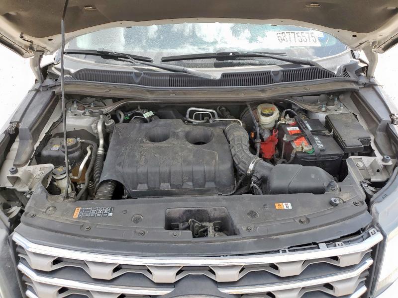 1FM5K7DH3GGC71303 - 2016 FORD EXPLORER XLT ვერცხლისფერი ფოტო 12