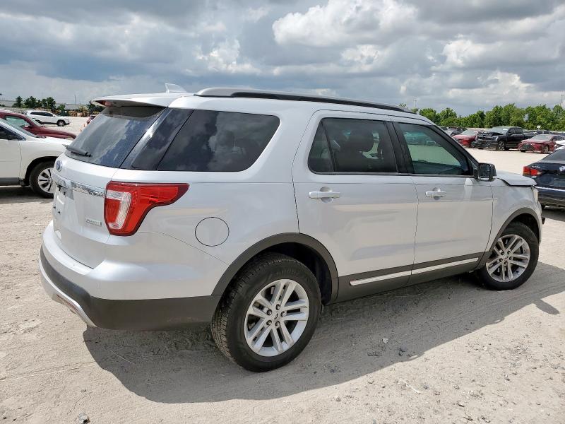 1FM5K7DH3GGC71303 - 2016 FORD EXPLORER XLT ვერცხლისფერი ფოტო 3