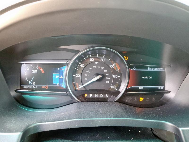 1FM5K7DH3GGC71303 - 2016 FORD EXPLORER XLT ვერცხლისფერი ფოტო 9