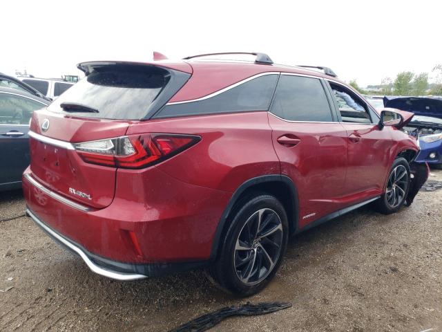 JTJDGKCAXJ2001401 - 2018 LEXUS RX 450H L BASE RED photo 3