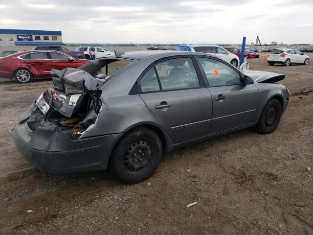 5NPET46C29H543114 - 2009 HYUNDAI SONATA GLS GRAY photo 3