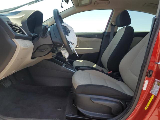 3KPC24A61LE103764 - 2020 HYUNDAI ACCENT SE RED photo 7