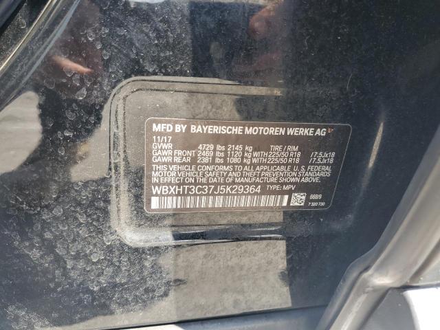 WBXHT3C37J5K29364 - 2018 BMW X1 XDRIVE28I BLACK photo 13