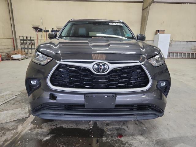 5TDGZRAHXLS005110 - 2020 TOYOTA HIGHLANDER XLE GRAY photo 5