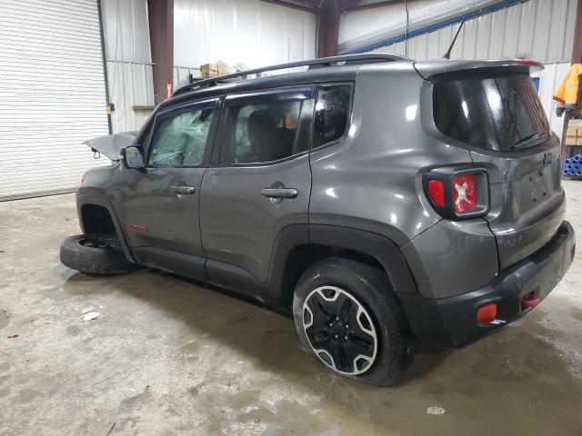 ZACCJBCBXHPG62497 - 2017 JEEP RENEGADE TRAILHAWK CHARCOAL photo 2