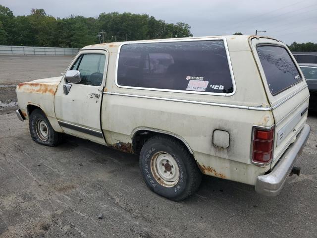 3B4GD12T0GM644196 - 1986 DODGE RAMCHARGER AD-100 CREAM photo 2