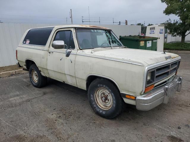 3B4GD12T0GM644196 - 1986 DODGE RAMCHARGER AD-100 CREAM photo 4