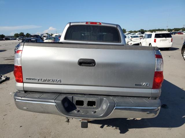 5TBET34186S523928 - 2006 TOYOTA TUNDRA DOUBLE CAB SR5 SILVER photo 6