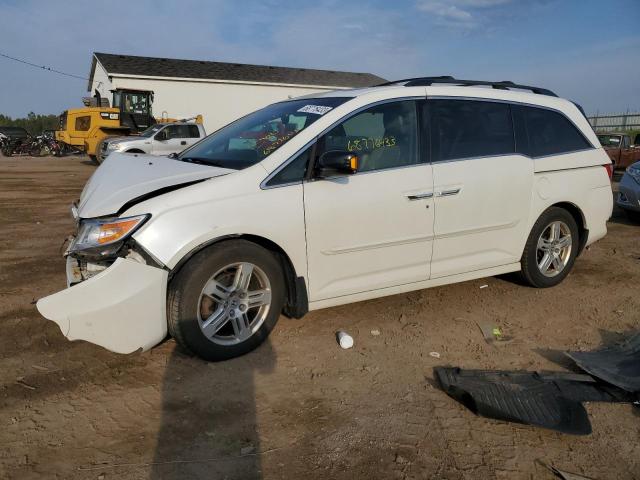 5FNRL5H99DB017921 - 2013 HONDA ODYSSEY TOURING WHITE photo 1