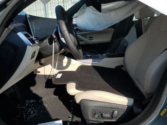 WBY43HD09SFU47703 - 2025 BMW I4 XDRIVE 40 TEAL photo 7