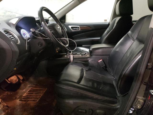 5N1DR2MM8HC666304 - 2017 NISSAN PATHFINDER S BLACK photo 7