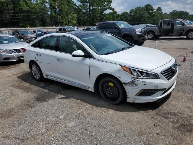 5NPE34AF3FH059711 - 2015 HYUNDAI SONATA SPORT WHITE photo 4