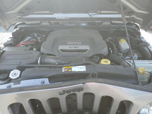 1C4BJWDG9FL523007 - 2015 JEEP WRANGLER U SPORT SILVER photo 11