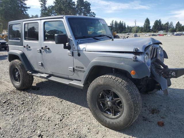 1C4BJWDG9FL523007 - 2015 JEEP WRANGLER U SPORT SILVER photo 4