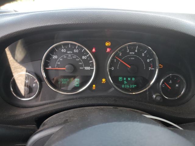 1C4BJWDG9FL523007 - 2015 JEEP WRANGLER U SPORT SILVER photo 9