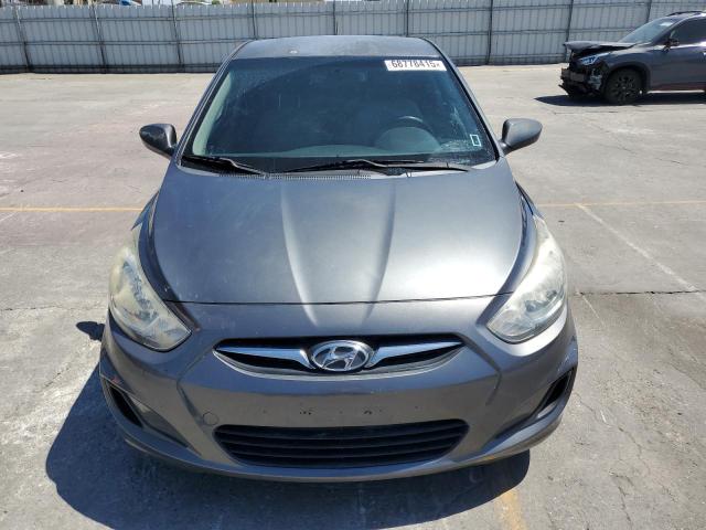 KMHCT4AE4CU200457 - 2012 HYUNDAI ACCENT GLS GRAY photo 5