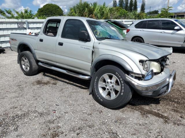 5TEGN92N21Z808378 - 2001 TOYOTA TACOMA DOUBLE CAB PRERUNNER SILVER photo 4