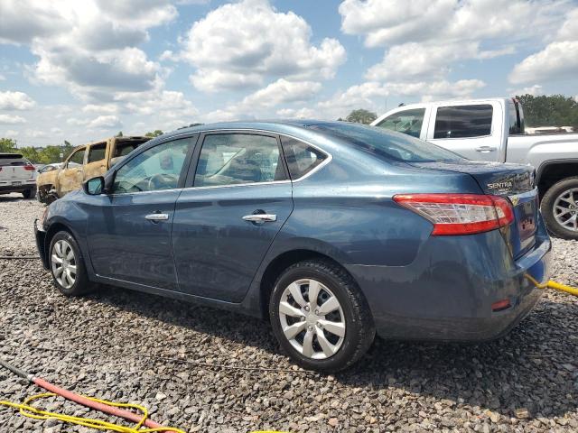 1N4AB7AP7DN909628 - 2013 NISSAN SENTRA S BLUE photo 2