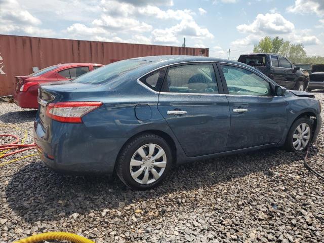 1N4AB7AP7DN909628 - 2013 NISSAN SENTRA S BLUE photo 3