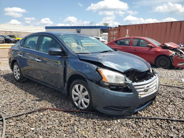 1N4AB7AP7DN909628 - 2013 NISSAN SENTRA S BLUE photo 4
