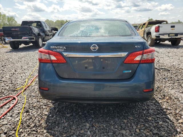 1N4AB7AP7DN909628 - 2013 NISSAN SENTRA S BLUE photo 6