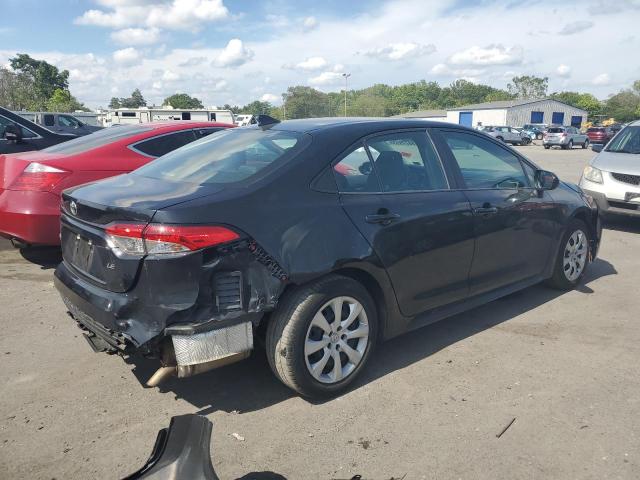 5YFEPMAE1MP178188 - 2021 TOYOTA COROLLA LE BLACK photo 3