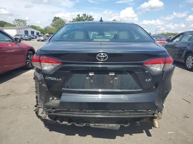 5YFEPMAE1MP178188 - 2021 TOYOTA COROLLA LE BLACK photo 6