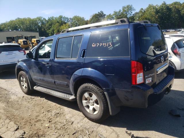 5N1AR18W37C617695 - 2007 NISSAN PATHFINDER LE 蓝色 照片 2