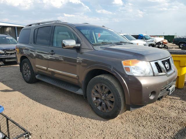 5N1AA0NE5FN614989 - 2015 NISSAN ARMADA PLATINUM 棕色 照片 4