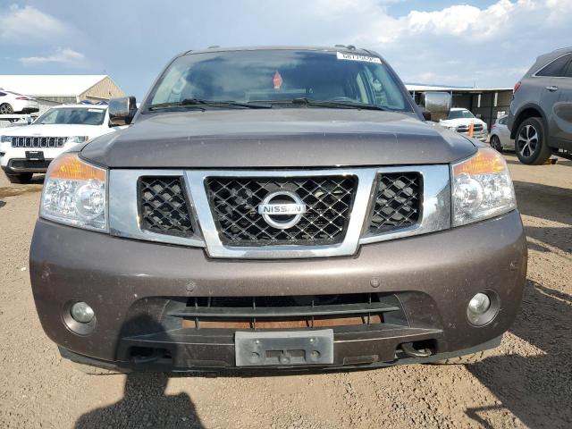5N1AA0NE5FN614989 - 2015 NISSAN ARMADA PLATINUM 棕色 照片 5