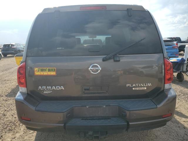 5N1AA0NE5FN614989 - 2015 NISSAN ARMADA PLATINUM 棕色 照片 6