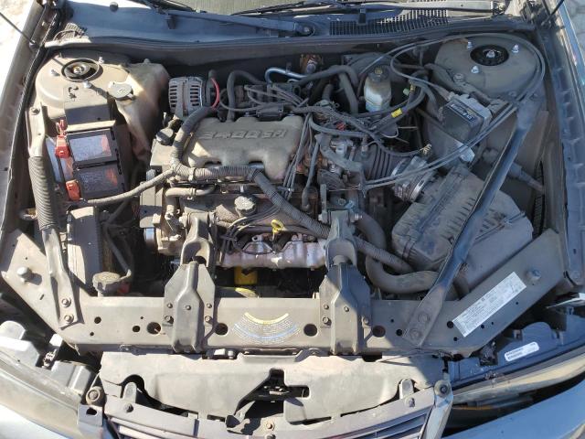 2G1WF52E349217819 - 2004 CHEVROLET IMPALA GRAY photo 11